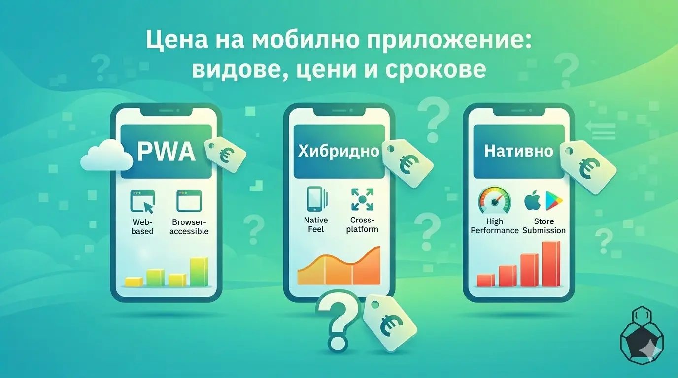Цена на мобилно приложение: видове, цени и срокове (2026)
